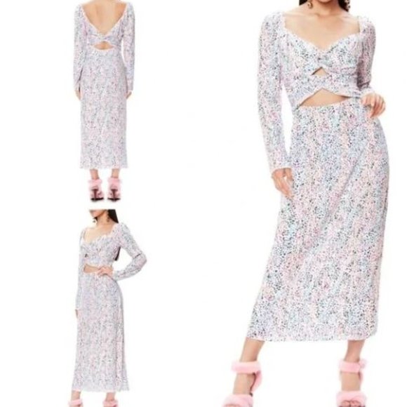 AFRM Cut-out Color Splash Dres - Picture 1 of 9